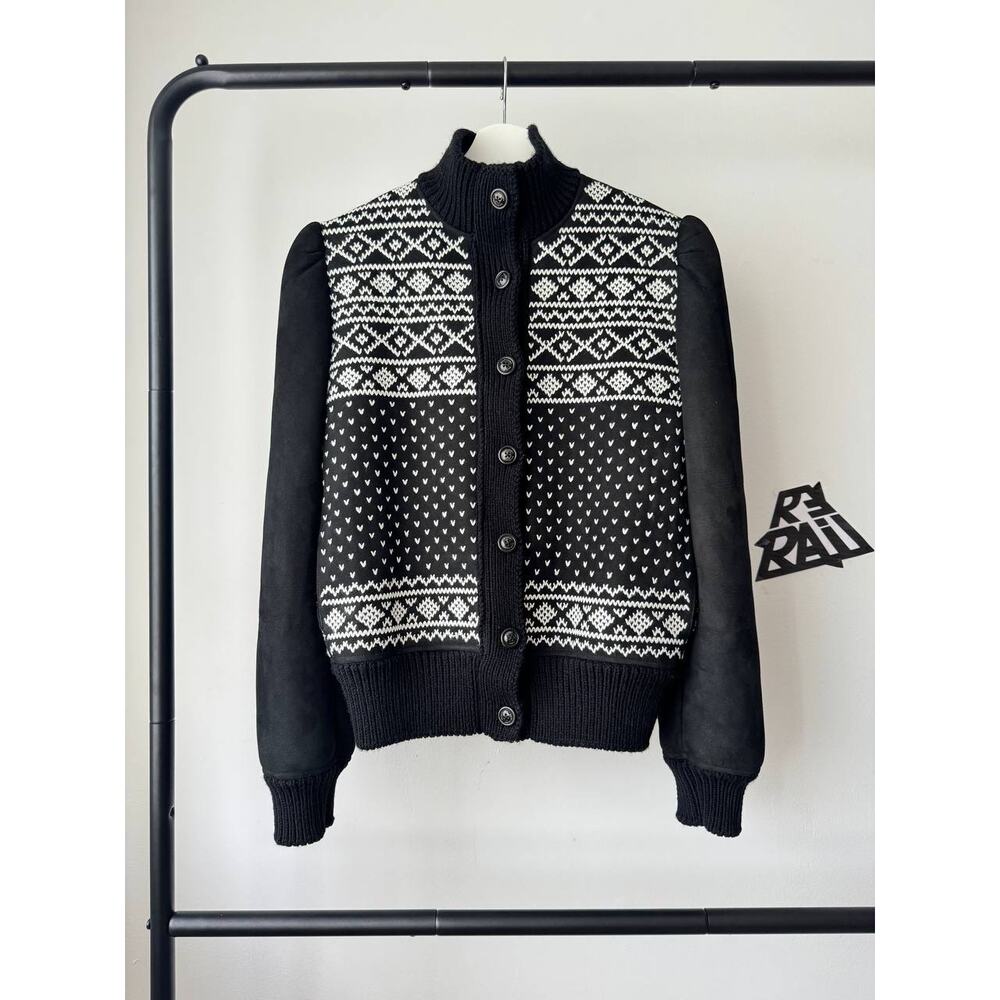 Very Rare Ralph Lauren Purple Label Juliet Shearling Bomber